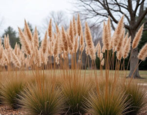 Winter Landscapes Grasses